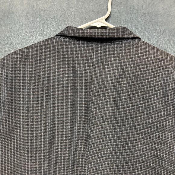Johnston & Murphy Silk/Wool Blazer Large Tweed Geometric Grandpa Core Professor - Picture 9 of 16